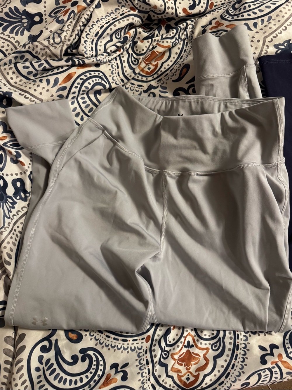 Under Armour Light Gray High-Waist Leggings